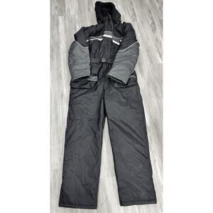 Guide Gear Men's Barrier Ice Waterproof Insulated Snow Suit Sz Large Black